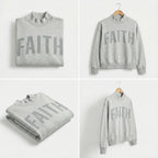Faith Mock Neck Sweatshirt