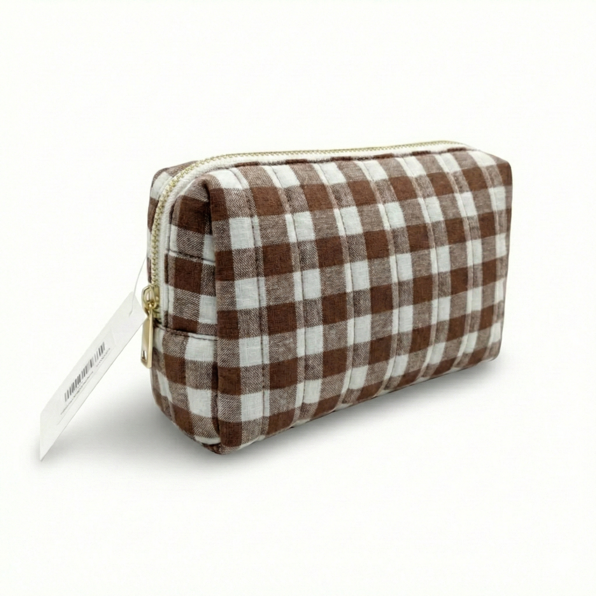Color Parade Gingham Cosmetic Case