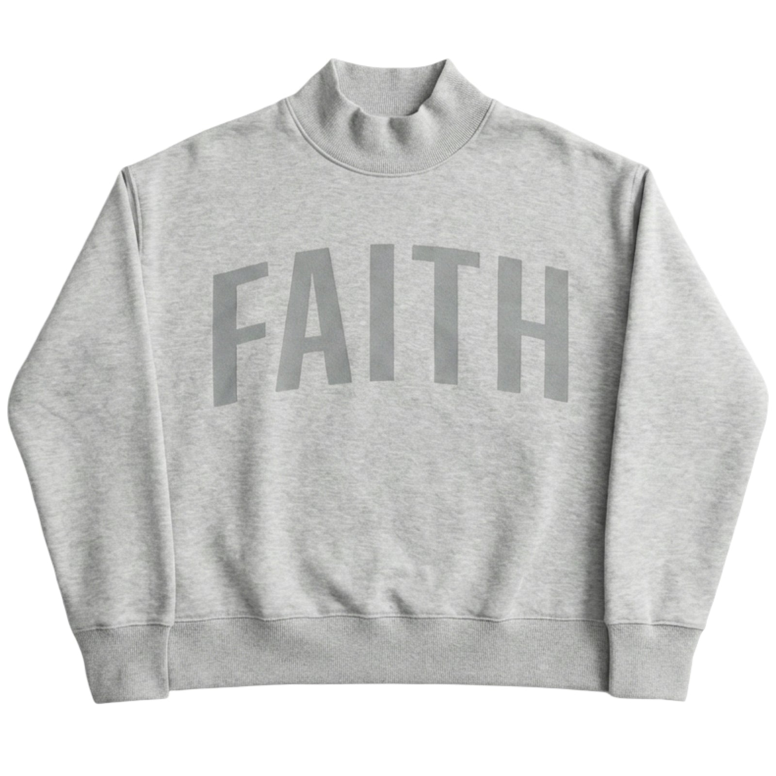 Faith Mock Neck Sweatshirt