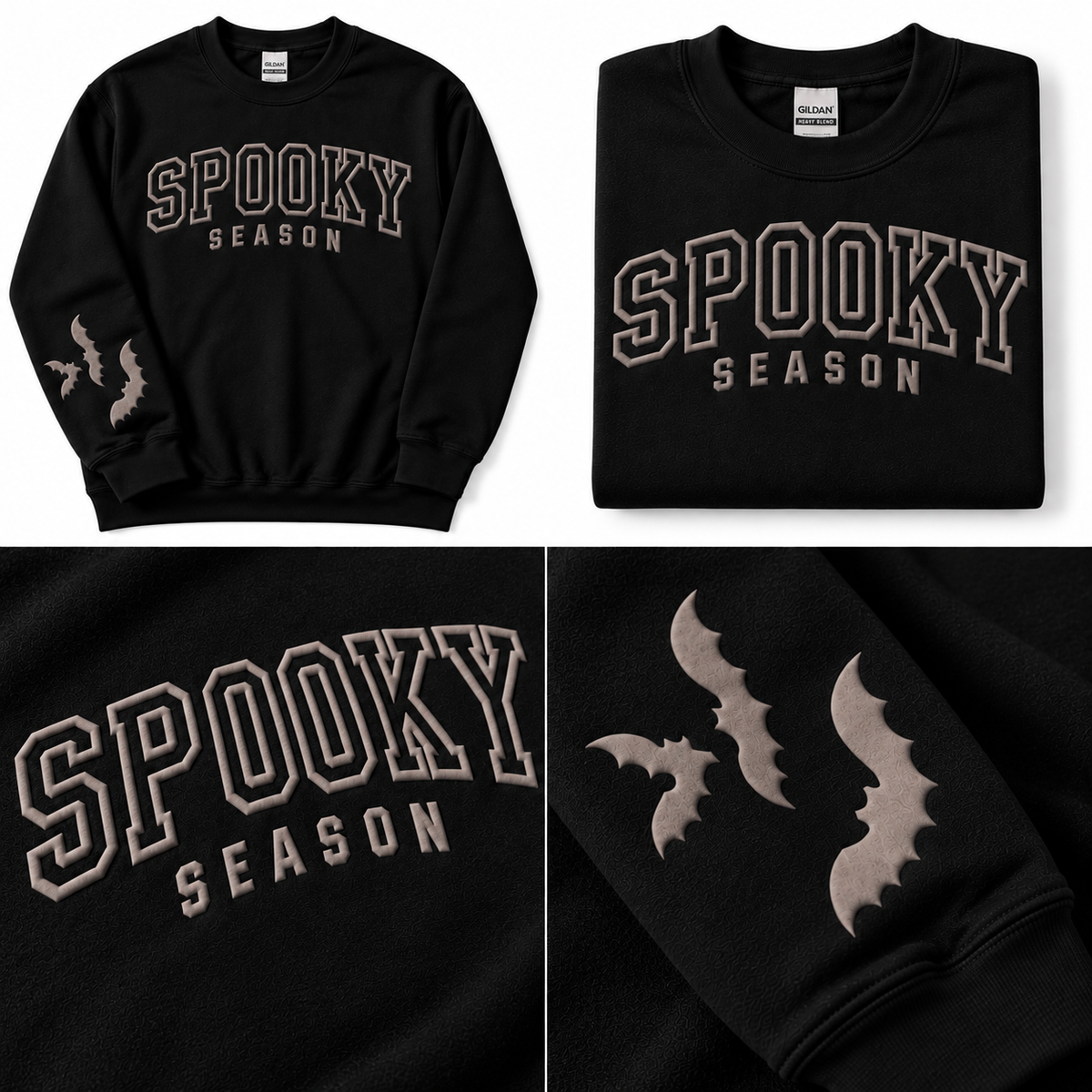 Spooky Season Puff Print Crewneck