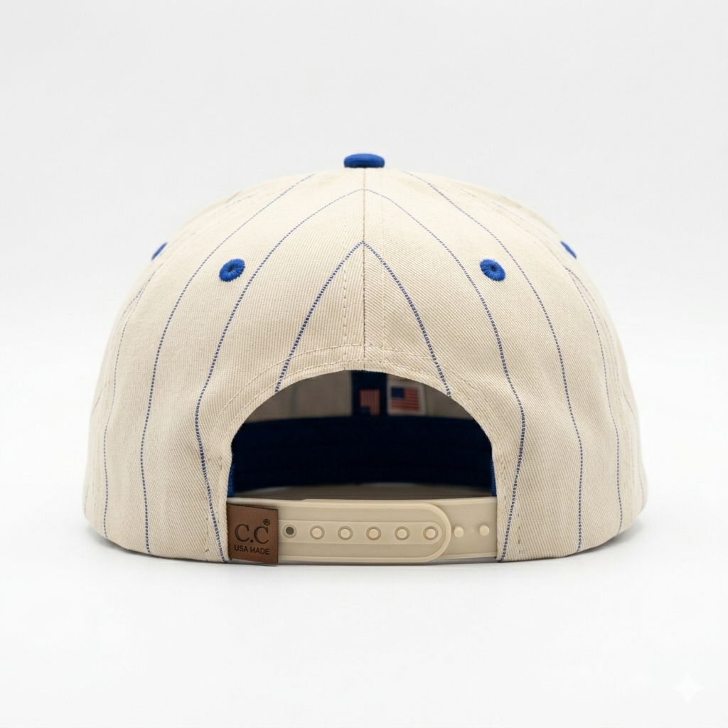 Blue USA Vintage Pinstripe Snapback