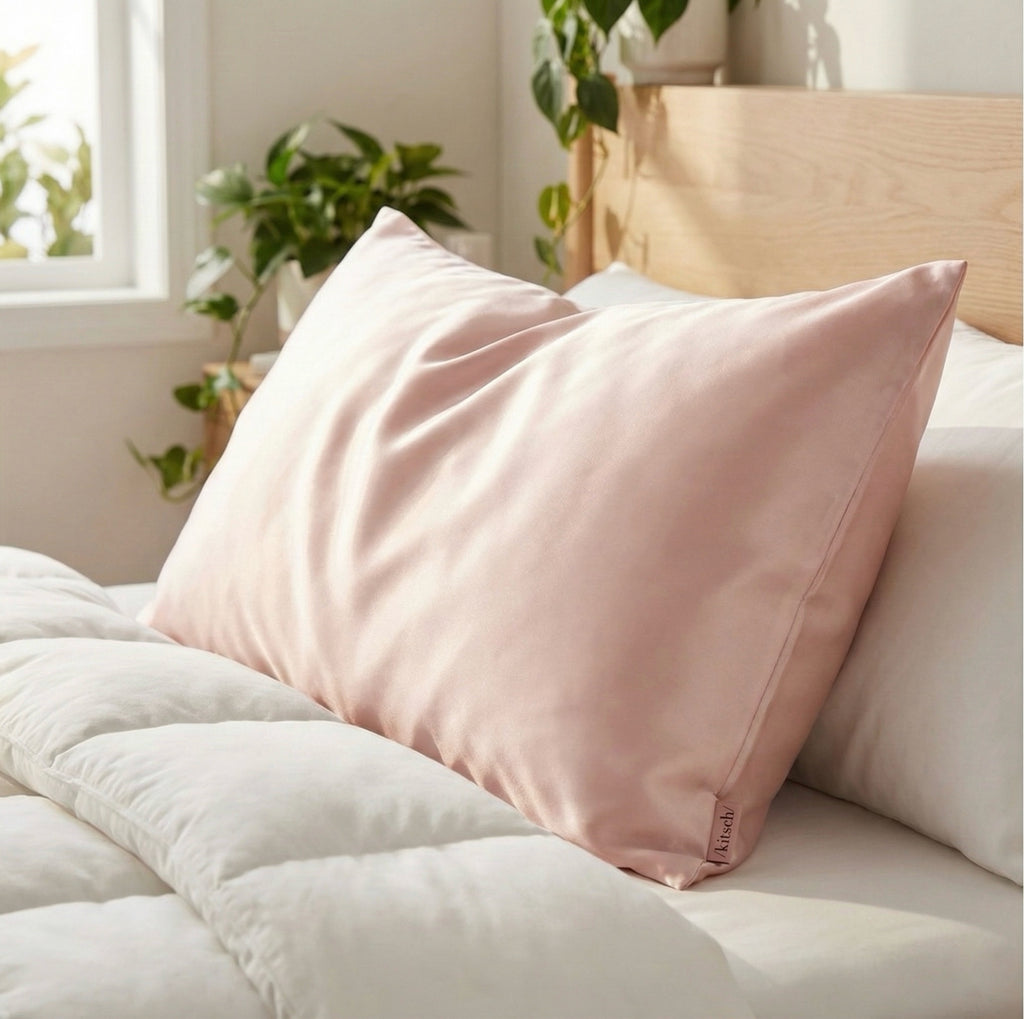Kitsch Satin Pillowcase - Blush