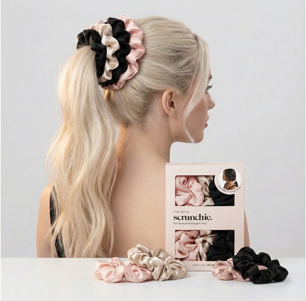 Kitsch Satin Sleep Scrunchies 5pc