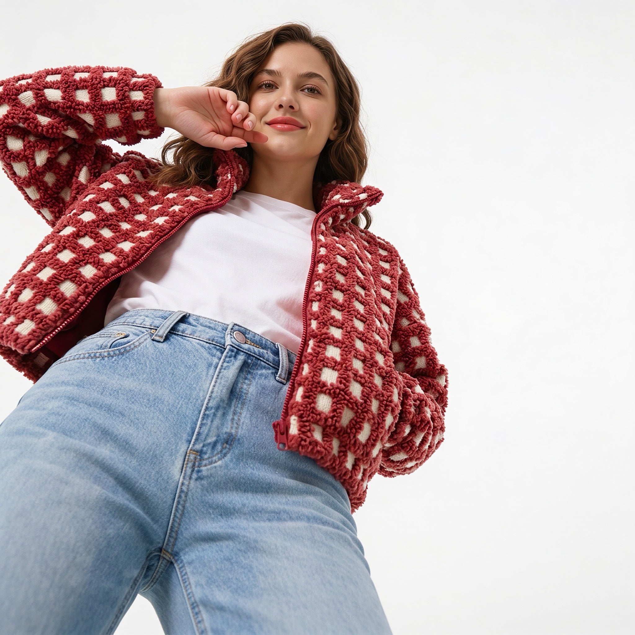Sweetheart Gingham Jacket