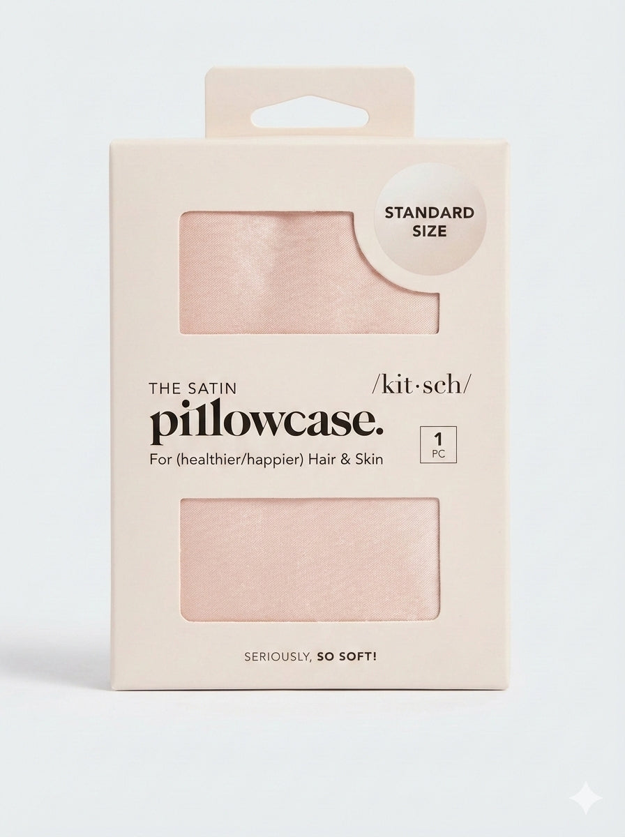 Kitsch Satin Pillowcase - Blush