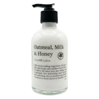 8 oz Goat Milk Lotion - Oatmeal Milk, & Honey