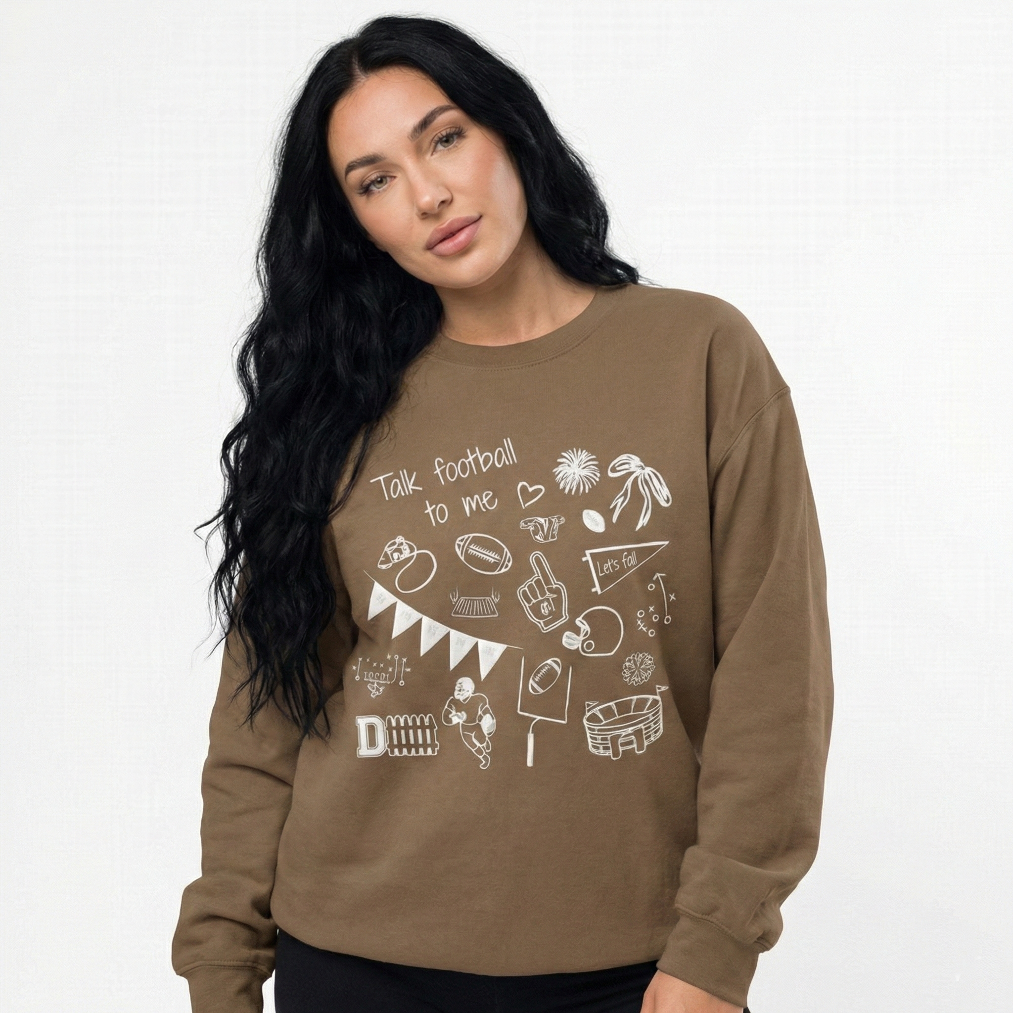 Talk Football To Me Crewneck Main image