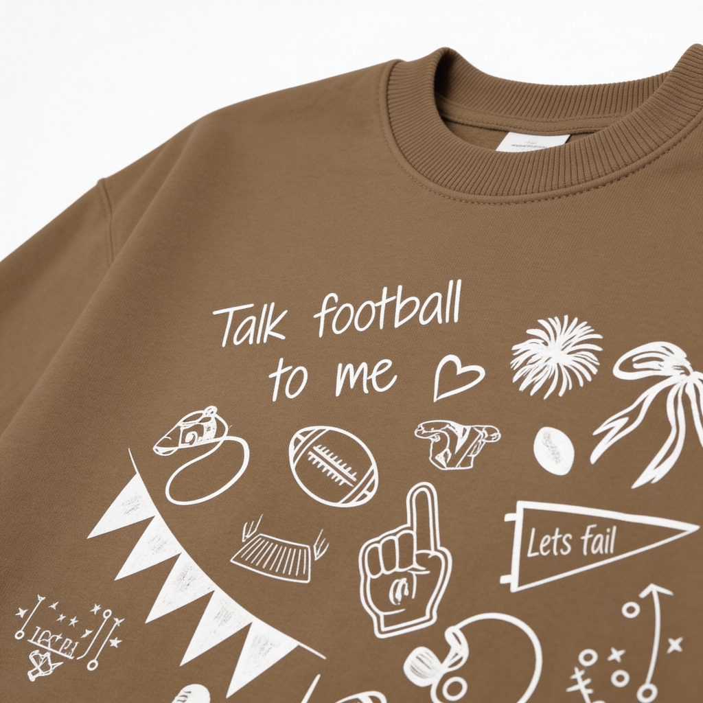 Talk Football To Me Crewneck