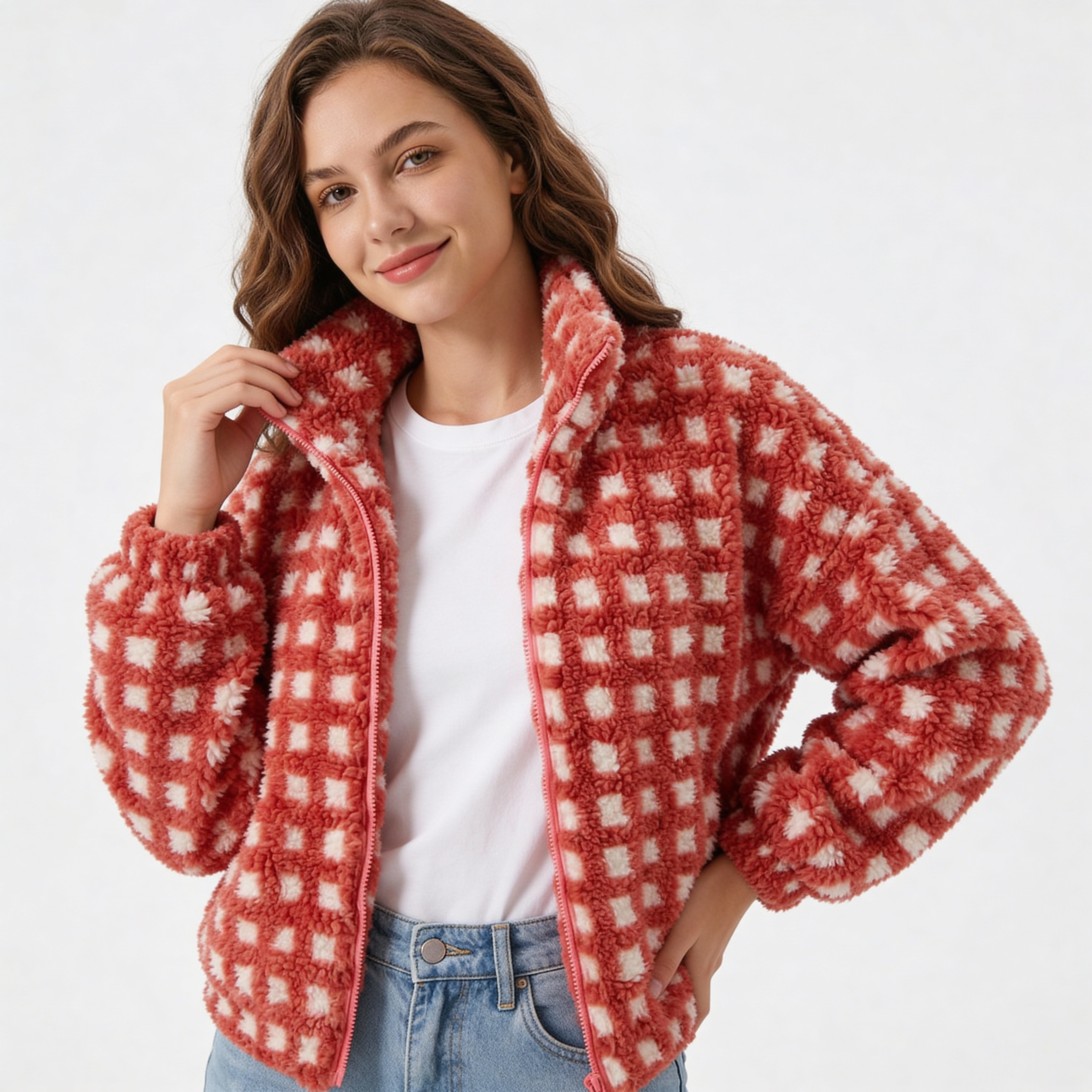 Sweetheart Gingham Jacket