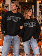 Spooky Season Puff Print Crewneck