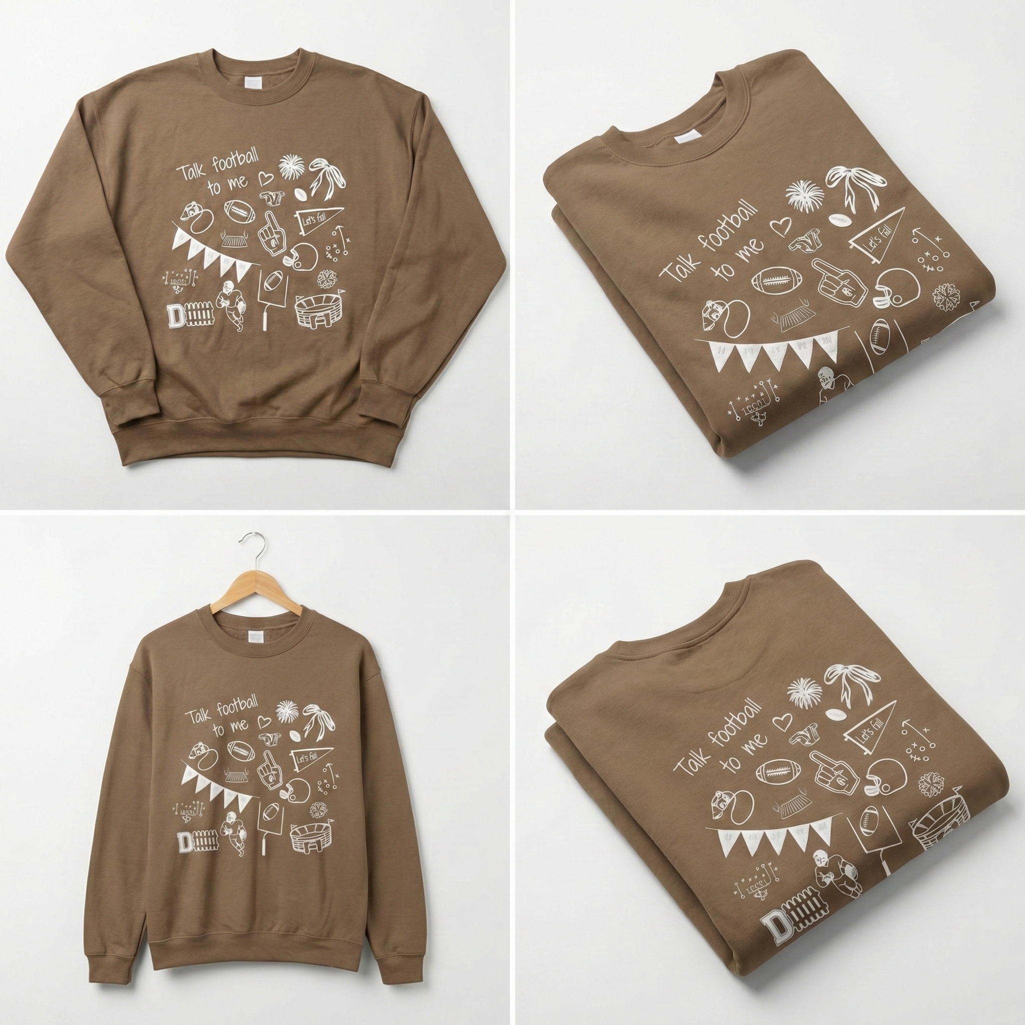 Talk Football To Me Crewneck