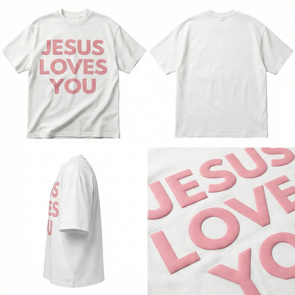 Jesus Loves You Oversized Tee