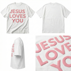 Jesus Loves You Oversized Tee