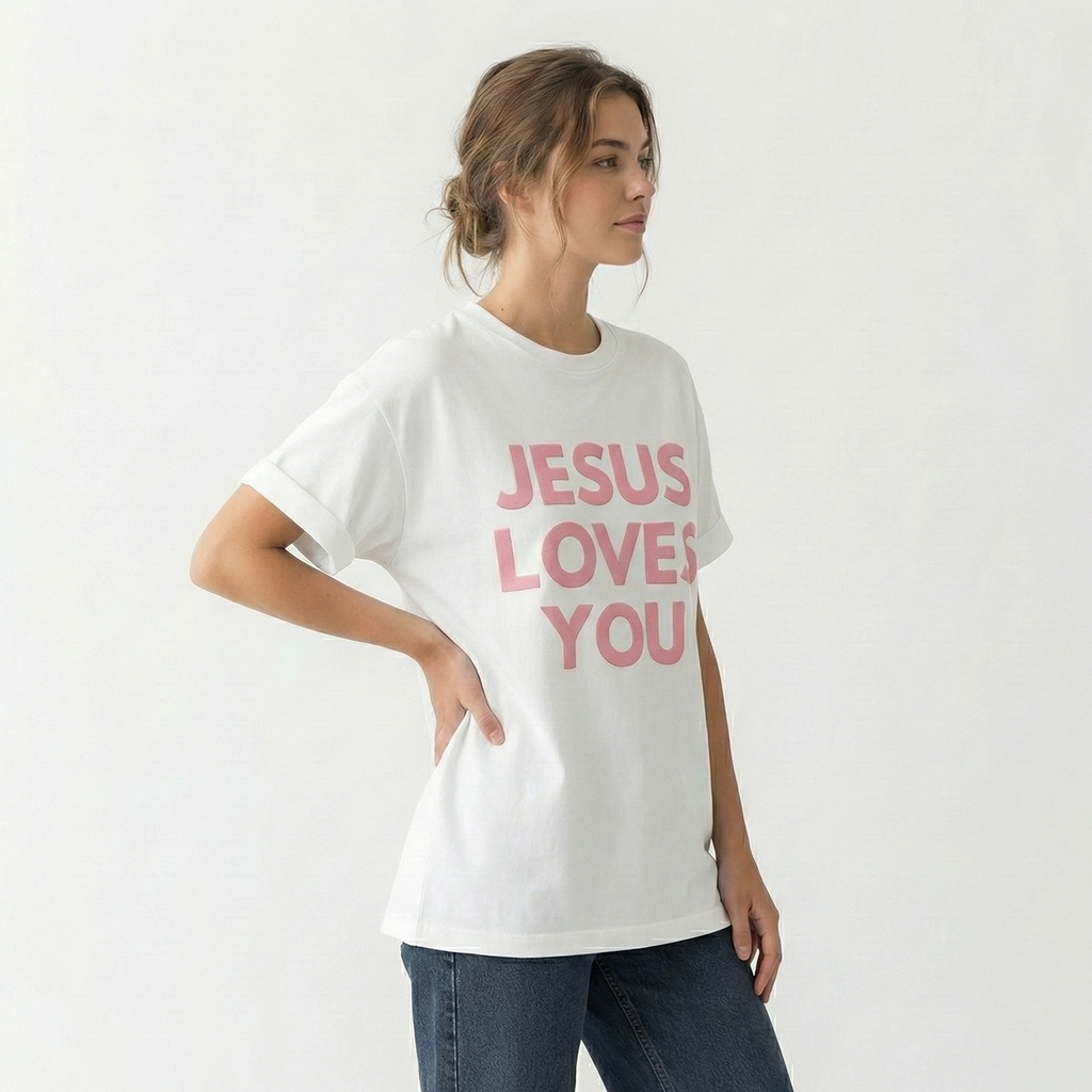 Jesus Loves You Oversized Tee