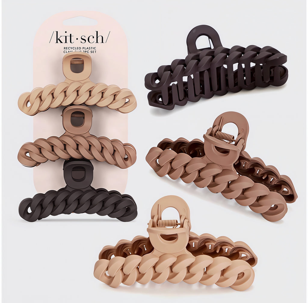Kitsch Chain Claw Clip 3pc
