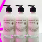 8 oz Goat Milk Lotion - Oatmeal Milk, & Honey